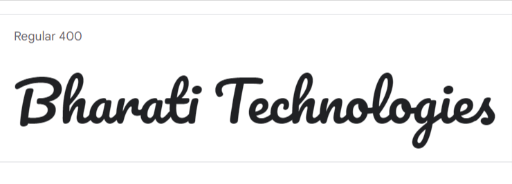 Pacifico Google Fonts | Bharati Technologies